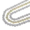 41 cm Goth -kedjor Tennishalsband Zirconia Stones Chain Halsband för kvinnors engagemang bröllopsfest choker smycken tillbehör hallo301h