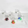 Hookahs Glass Ashs Catcher 4mm 14mm 18mm Ash Catchers Tjock Pyrex Clear Bubbler Ashcatcher med kvartsbanger för bägare bong dab rigg