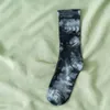 Tie-Dey Socks Street Trend Tide Tide Socks Мужчины и женщины Сплошной цвет Хлопок Баскетбольные Мужчины Скейтборд