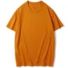 남성용 T 셔츠 티셔츠 순수 코튼 단단한 커플 캐주얼 반팔 바닥 셔츠 트렌드 패션 트렌드 1
