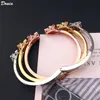 Donia bijoux bracelet de luxe fête mode européenne et américaine double tête imprimé léopard mini bracelet de zircone incrusté cadeau de créateur