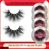 6D Mink Hair False Eyelashes 25mm Long Lashes Thick Wispy Fluffy eyelashes 5D Mink Eye Lashes 25mm False Eyelashes Thick Long 5D m4852549