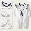 NOUVEAU Mode Bébé Vêtements Ensemble Mignon 100% Coton Nouveau-Né Bébé Garçons Et Filles Barboteuse Printemps Automne Combinaison