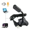 Universal USB Microphone Mini Desktop Speech Microphone Stand Mic med Holder for Desktop PC1