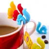 Salyangoz Sincap Şekli Silikon Çay Poşeti Tutucu Kupası Kupa Çay Çantası Klip Şeker Renkler Hediye Seti İyi Teas Araçları Demlik Silikon Çay Çantası Tutucu
