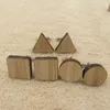 Manchetlink en tie clip sets geometrie hout heren manchetknopen spaties Links houten sieraden accessoire1