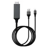 2M USB 3.1 USB C naar HD-kabel Type-C Aan HD-converter 4K 30Hz Externe videografische afbeeldingen verlengen kabelsadapter