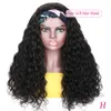 Ishow Human Healy Wig com corpo headband reta água headband peruca para a máquina de cor natural americana afro-americana feita faixas de cabeça de perucas