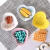 Ceramic hot pot seasoning dish ceramic heart-shaped dish kitchen multi-purpose dish Home Dinnerware Supplies Wholesale HHA1325