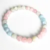 MG0802 6 mm Moonstone Essentiële olie Diffuser Bracelet Womens Rose Quartz Bracelet Aquamarine Energy Aromatherapy Sieraden5629799