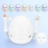 5 In1 ultrasone tech Dermabrasie Diepe poriënreiniging Acne Littekens verwijderen LED Masker Huidverzorging Beauty Machine