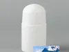 Biała plastikowa rolka na butelce do napełniania butelka dezodoranta z butelki perfum na oleju DIY osobistych kontenerów kosmetycznych30ML 50ml 100ml