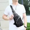 Men's Waterproof USB Oxford Crossbody Bag Anti-theft Shoulder Sling Bag Multifunction Short Travel Messenger Chest Pack For M285v