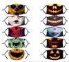 2020 New Halloween Pumpkin paródia impressão 3D Horror Máscaras do crânio do palhaço Máscara Dustproof dos desenhos animados com filtro para Adultos Crianças Crianças