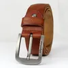 GEERSIDAN New designer high quality genuine leather men belt vintage wide pin buckle belt for men male jeans strap1242a