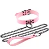 Uppdatera gotisk svart o ring krage halsband koppel av l￶pbar slavhalsband f￶r kvinnor cosplay party bar mode smycken g￥va kommer och sandig