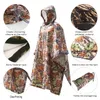 3 su 1 cappotto impermeabile impermeabile all'aperto uomo impermeabile da donna dalla motocicletta piovana Poncho Picnic MAT291M