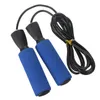 US STOCK Exercício Aeróbico Colorido Boxe Pular Corda de Pular Rolamento Ajustável Velocidade Fitness Preto Unissex Mulheres Homens Jumprope FY67634281