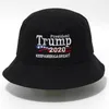 New Donald Trump Tampão Mantenha a América Grande Bucket Bonés Snapback Hat Bordado Carta Estrela EUA Presidente Partido Eleitor