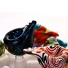 Magic lamp style Glass Bowl colorized Bowls thick Nice color 14mm 18mm bowl American color new design bowl