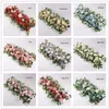 50cm DIY flower row Acanthosphere Rose Eucalyptus wedding decor flowers rose peony hydrangea plant mix flower arch artificial flower row