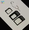 4in1 Noosy Nano SIM 카드 어댑터 + 마이크로 SIM 카드 어댑터 + 스탠다드 SIM 카드 어댑터 화웨이 삼성 전자 핀