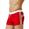 New machos homem Swimwear Sexy cintura baixa Swim Trunks criativo Boxer Briefs Maillot de bain praia desgaste New Arrival