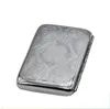 Metall Retro Cigarette Case Silvery Plated Reflektion Öppna lockbehållare Stark Rektangel Fodral Rökning Portable 5 5XB G2