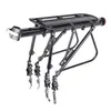 Heavy Duty Bicycle Luggage Carrier Rear Cargo Rack Seatpost Bag Holder Stand 24-29 inches Bike Trunk 100 KGS Load