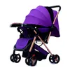 Nieuwe luxe kinderwagen vouwen lichtgewicht tweezijdige kinderwagen draagbare kinderwagen pram comfort voor pasgeboren