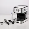 1050W / 20BAR / 1.5L Italiaans Koffiezetapparaat Elektrische semi-automatische koffiezetapparaat Hogedruk-extractie / dubbele temperatuurregeling