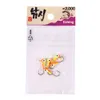 Hengjia vente en gros 500 pièces tête colorée leurre 1.75G 2.5CM crochet de pêche Mini plomb rond gabarits crochets