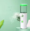 Nano névoa pulverizador Facial corpo Nebulizador Steamer Mini Hidratante Handheld hydrator portátil pulverizador pele do rosto Cuidados spray Ferramentas KKA1628