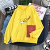 Lazy Egg Hoody Harajuku Pink Purple Sweatshirt Gudetama Tryck Topp Fashion Hooded Sweatshirt Ladies Fashion Clothing Y2009155736923