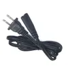 NEMA 1-15P (2-prong) IEC 60320 C7 18AWG 2C Male to Female power cord 2 Pack Non Polarized Power Cord