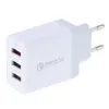 Multi Ports Quick Charge QC3.0 18W 3 Port USB Wall Charger AC Travel Fast Charging Adapter EU US UK Plug For Mobile Phone