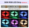 Bande lumineuse LED RGB 5050 SMD 300, 5M, étanche IP65, Flexible, DC 12V, couleur variable, pour fête de noël, lumière extérieure