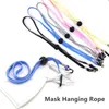 Maschera antiscivolo Cinghie anti-perdita Solida corda per cellulare Hang On Neck String Regolabile Pratico Riposo di sicurezza Maschera Estensione Glassses Maschere Cordino