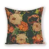 Vintage Decorative Cushion Cover Farmhouse Shabby Chic Pillow Case Flower Floral Pillows Home Decor Throw Cushions Covers Cases2261476