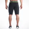 Pantaloncini da uomo in cotone Fitness Fitness Pantaloncini casual da spiaggia al ginocchio Pantaloni corti Jogger maschile Bodybuilding Allenamento crossfit Pantaloni sportivi di marca 200922