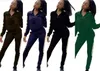 Womens sportswear outfits long sleeve two piece set tracksuit jogger sport suit sweatshirt tights pantsuit fall womens clothing klw2989