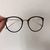 Новое прибытие Большие глаза Круглый дизайн Возрождение Оптические очки пластиковая рамка с Full Metal Эпический Мода женщин Eyewear Оптовая