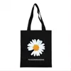 KPOP G-Dragon Daisy Printing PEACEMINUSONE Shopping Bag Environmental Protection Storage Bag Students Bag Big Capacity FH598 200919