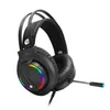 Gaming Headset 7.1 Surround Sound USB 3.5mm bekabelde game-hoofdtelefoon met microfoon Stereo LED USB-hoofdtelefoon voor PC PS4-gamers