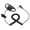 3.5MM Plug Port D Shape Earphone Headset Earpiece Earhook for Two-way Radio Speaker Microphone Walkie Talkie