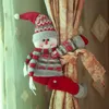 Adornos navideños Decoración de la cortina del hogar Botón Broche de muñeca de dibujos animados Decoración de la ventana Decoración Regalos de Navidad Venta al por mayor 2021 Año Nuevo