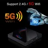 Android 10.0 TV Box 2.4G 5G 듀얼 밴드 WiFi Bluetooth 4.0 H96 Max H616 쿼드 코어 스마트 TVBox Android10 6K 3D 홈 미디어 플레이어