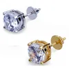 boucles d'oreilles en diamant de grosses