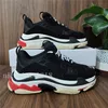 Paris 17FW Triple-S Casual Chaussures Papa Chaussures Triple S 17FW Sneakers pour Hommes Femmes Spring Street Discount Retros Chaussures Daddy Shoes