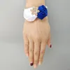 Witte Parels Kralen Bruidsmeisje Pols Corsage Zijden Roze Bloemen Handgemaakte Bruiloft Accessoires Benodigdheden Bruidslint Simulat7768323